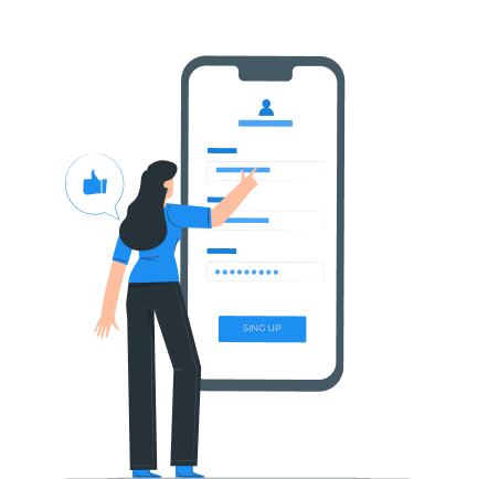 Иллюстрация мобильного приложения